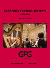 Academic Fanfare Overture Orchestra sheet music cover